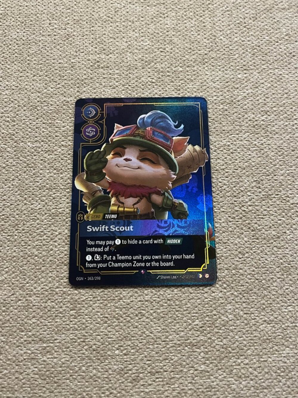 Teemo, Swift Scout - Origins (OGN) 263/298 Riftbound: League of Legends Card